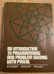 An Introduction To Programming And Problem Solving With Pascal HB 1978 Book