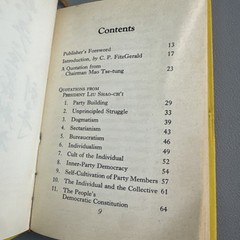 Quotations From President Liu Shao Chi VTG China Cultural Revolution Yellow Book