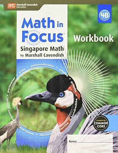 Math in Focus: Singapore Math: Student Workbook, Book A Grade 4 – GOOD