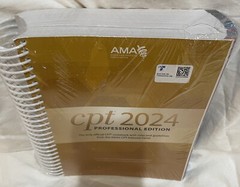 CPT 2024 Professional Edition Sealed AMA Spiral Bound 9781640162846