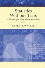 Statistics Without Tears: A Primer for- 9780205395095, Derek Rowntree, paperback