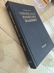 Vintage 1977 A Handbook of Chemically Resistant Masonry/ Sheppard/C.C.R.M.