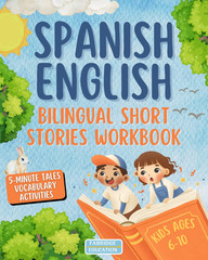 Spanish & English Bilingual Short Stories for Kids Ages 6-10: a Fun Workbook
