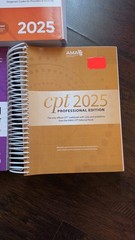 AAPC AMA 2025 Spiral Bound Coding Books: ICD-10-CM HCPCS Level II CPT