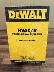 DEWALT Professional Trade Reference Manual Lot 6 Electrical HVAC Wiring NEW
