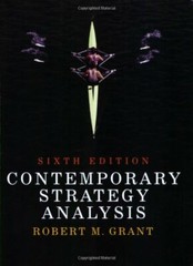 Contemporary Strategy Analysis By Robert M. Grant