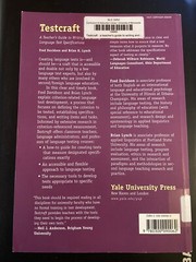 Testcraft : A Teacher`s Guide to Writing and Using Language Test Specifications