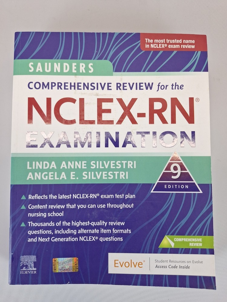 Saunders Comprehensive Review NCLEX-RN Examination 9th Edition Paperback
