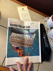 1965 Rand McNally Vacation Atlas & Guide US, Mexico & Canada -Wallace Pharma