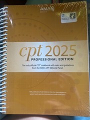 AMA CPT 2025 Professional Edition Spiral Bound Official Medical Coding Textbook