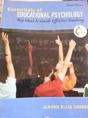 Essentials of Educational – Paperback, by Ormrod Jeanne Ellis – Very Good