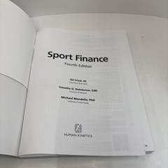 Sport Finance Paperback Michael, DeSchriver, Timothy D., Fried, G