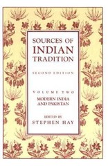 Sources of Indian Tradition: Modern India and Pakistan; V- paperback, 0231064152