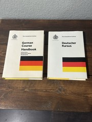 Two linguaphone German Books, German Course Handbook 1972 Deutscher Kurus 1971