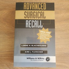 Advanced Surgical Recall by Lorne H. Blackbourne, MD Medical Paperback Book