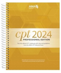 CPT Professional 2024 Paperback American Medical Association