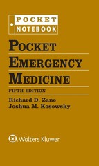 Pocket Emergency Medicine Fifth Edition Richard D. Zane and Joshua M. USPS