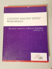 ATI Content Mastery Series Review Modules 2019 Set 9 Books Study Test RN Nursing