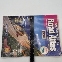Rand McNally Road Atlas 1998 United States. Travel Map- folded corners