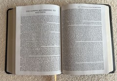 The New American Bible Revised Edition Pacific Duvelle Black/Blue 2010