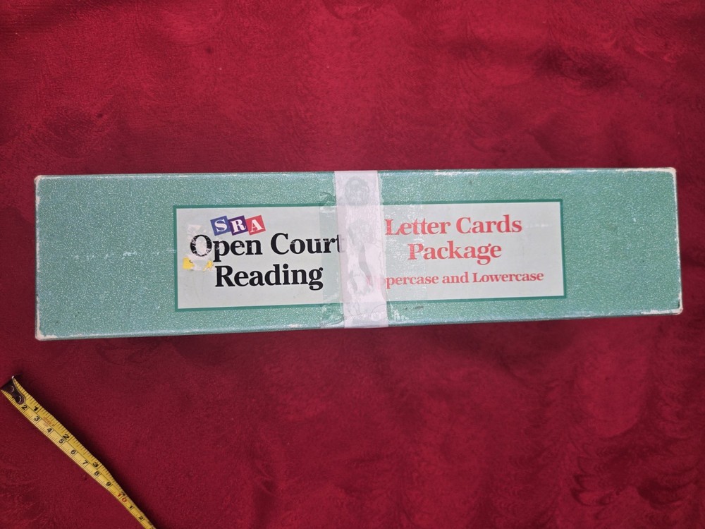 SRA Open Court Reading Alphabet Letter Cards Package Uppercase And Lowercase