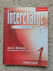 Interchange, Student’s Book 1 by Jack C. Richards, 2006 – NO CD / 20% DONE