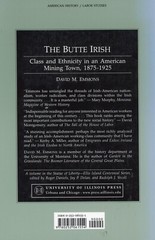 Butte Irish Class & Ethnicity American Mining 1875-1925 Montana History NEW