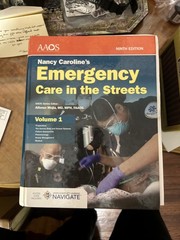 AAOS Emergency Care In The Streets 9th Ninth Edition Volume Vol 1 & 2