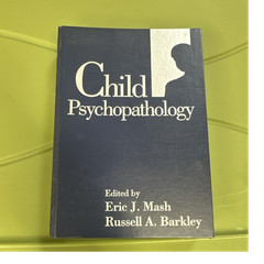 The Guilford Press Child Psychopathology Mash & Barkley Hardcover Textbook