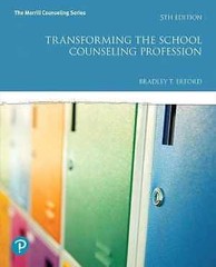 Transforming the School Counseling – Hardcover, by Erford Bradley – Good