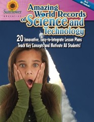 AMAZING WORLD RECORDS OF SCIENCE AND TECHNOLOGY: 20 By Sunflower Education *NEW*