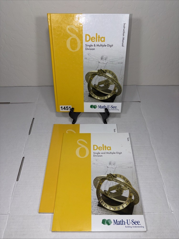 Math-U-See Delta Single & Multiple-Digit Division Instruction Manual and Tests