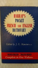 Harrap’s POCKET FRENCH AND ENGLISH DICTIONARY: FRENCH-ENGLISH, ENG-FRE IN ONE vo