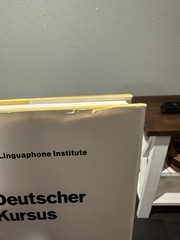 Two linguaphone German Books, German Course Handbook 1972 Deutscher Kurus 1971