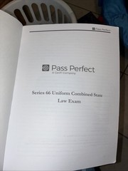 2022 PASS PERFECT SERIES 66 SET Uniform Combined State Law Exam Book