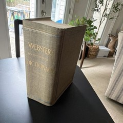 Webster’s Dictionary Hardcover Monolingual English Dictionary by Noah Webster
