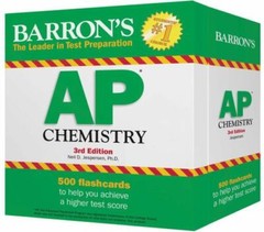 Barron’s Test Prep Ser.: AP Chemistry Flash Cards by Neil D. Jespersen (2019,…