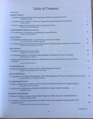 A CROSS SECTION OF EDUCATIONAL RESEARCH ~ L. LYNE ~ 1999 ~ JOURNAL ARTICLES