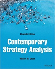 Contemporary Strategy Analysis Paperback Robert M. Grant