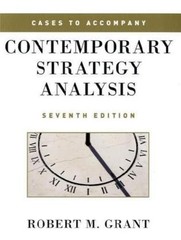 Contemporary Strategy Analysis Paperback Robert M. Grant