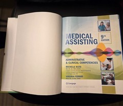 Michelle Blesi Cengage Medical Assisting 9th Ed Textbook + Workbook Bundle Used