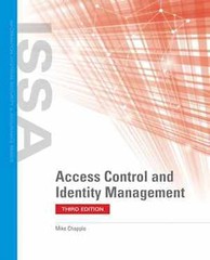 Access Control and Identity Management – Paperback, by Chapple Mike – Good