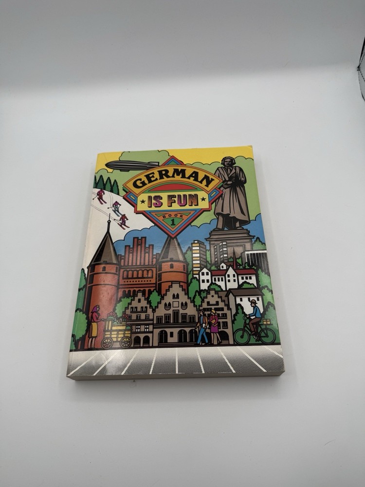 German Is Fun Book 1 A1 Beginner Paperback by Elsie M. Szecsy (AMSCO) MARKED