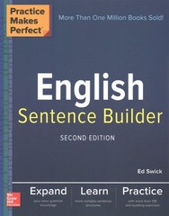 Practice Makes Perfect English Sentence Builder, Paperback by Swick, Ed, Like…