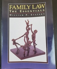Family Law : The Essentials by William P. Statsky (1996, Trade Paperback)