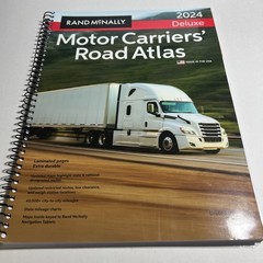 Rand McNally 2024 Deluxe Motor Carriers’ Road Atlas: United States Canada Mexico