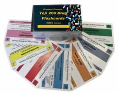 2024 Edition – Top 200 Drug Flashcards – NEW