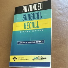 Advanced Surgical Recall 2nd Edition Paperback by Lorne H. Blackbourne (English)