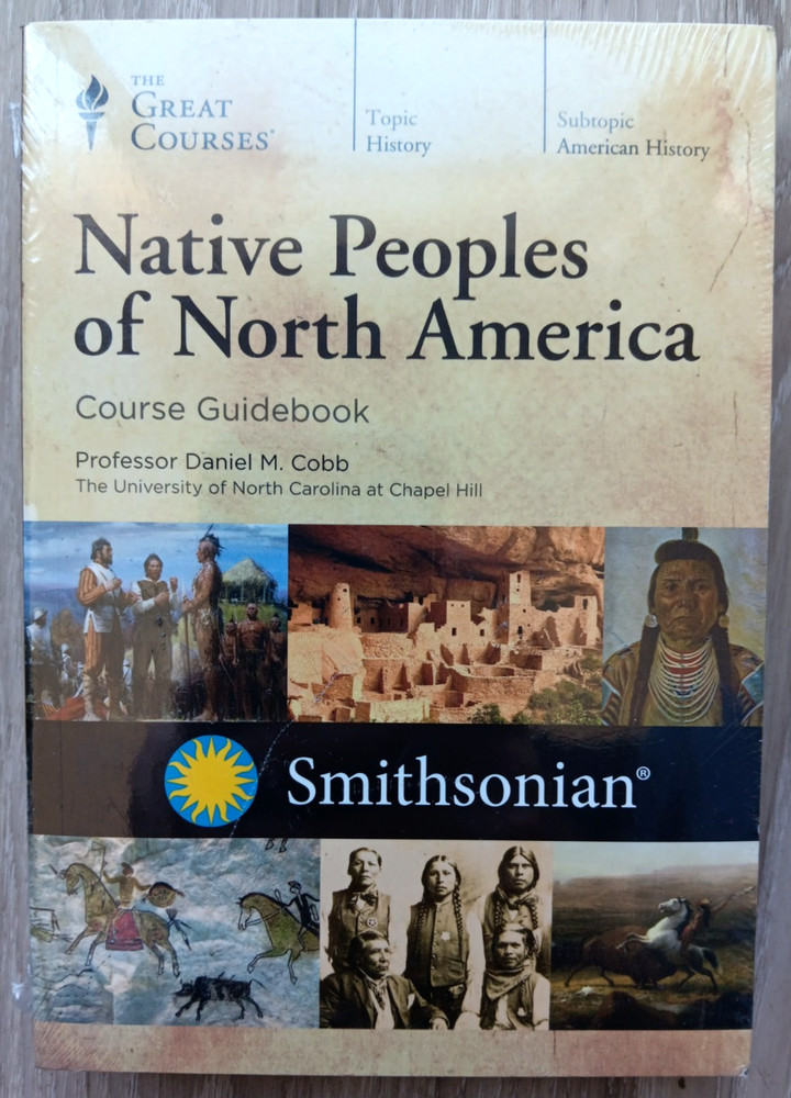 Great Courses – Native Peoples of North America – DVD and Guidebook SEALED
