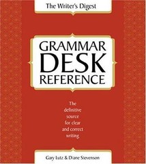 Writer’s Digest Grammar Desk Reference, Lutz, Gary,Stevenson, Diane, Good Book